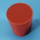 TAPPO CONICO IN GOMMA ROSSA N.7 32X25X34 MM